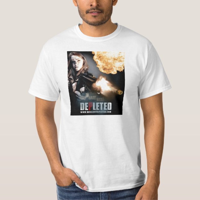 World of Depleted Flaming Bullet Shirt (Front)