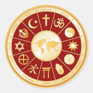 World of Faith Classic Round Sticker
