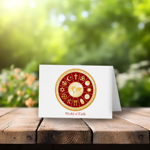 World of Faith Greeting Card