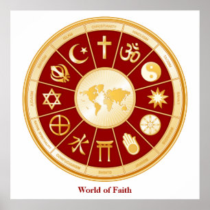 world of Faith Poster