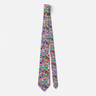 World Of Flags Tie