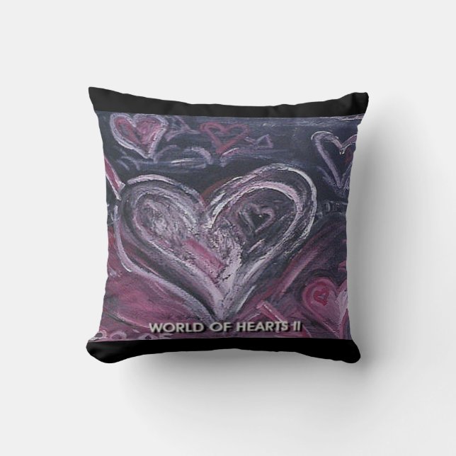 WORLD OF HEARTS II CUSHION (Front)