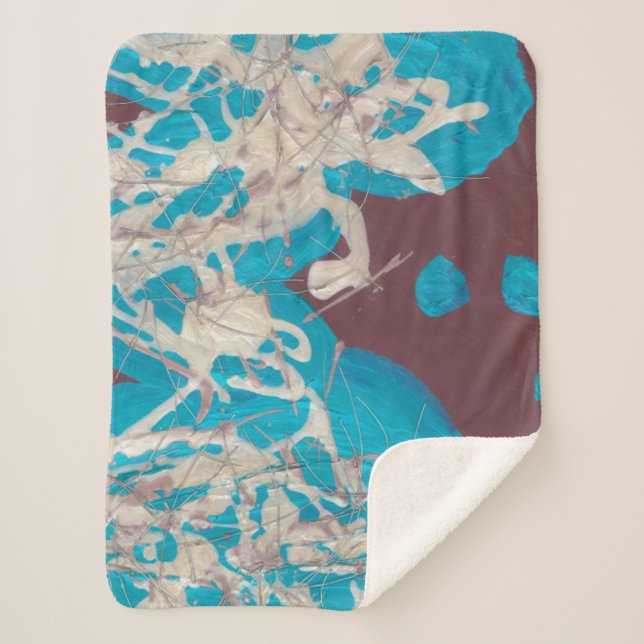 World of Love Sherpa Blanket (Front)