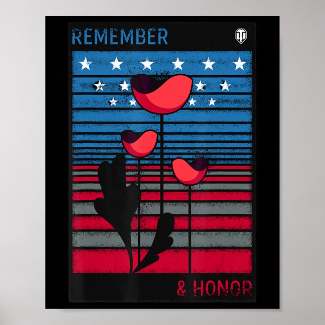 World of Tanks Memorial Day "Remember and Hono Poster (Front)
