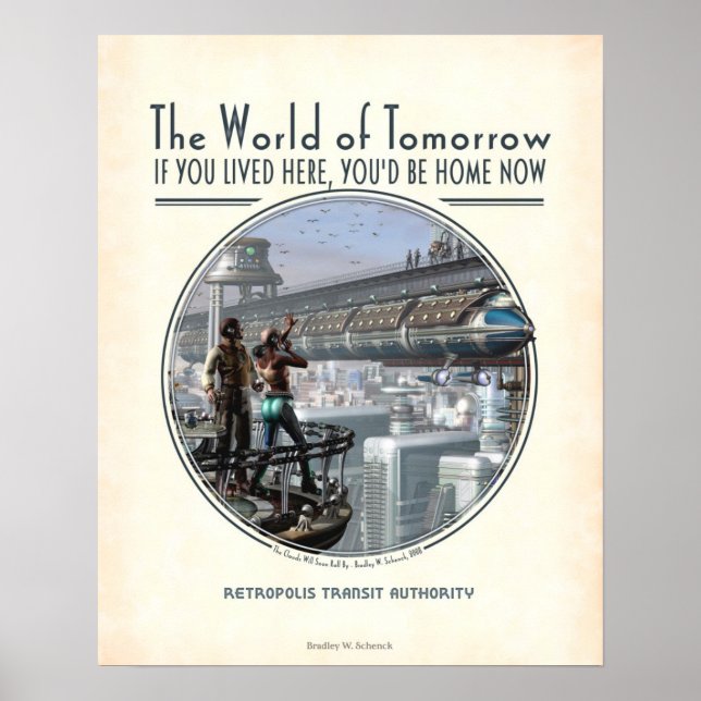World of Tomorrow poster (16x20") (Front)