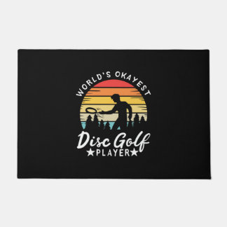 World Okayest Disc Golf Player Doormat