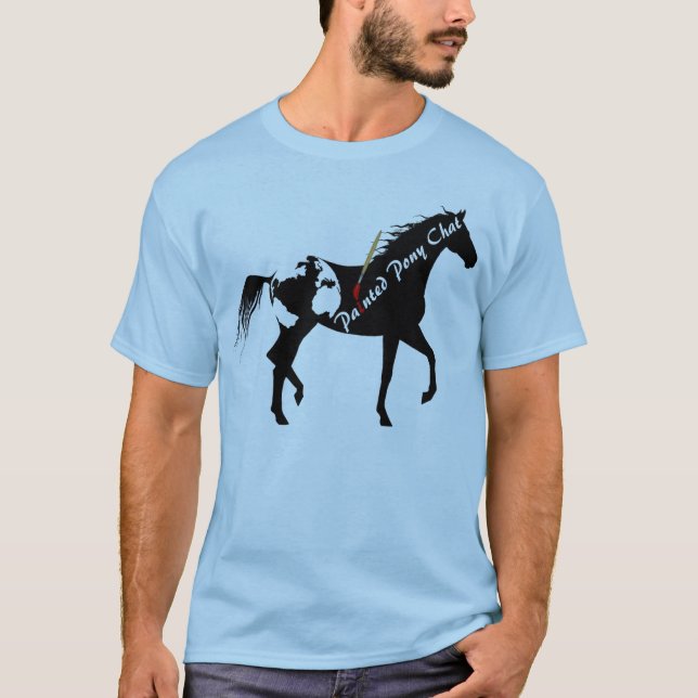 World  Painted  Pony Chat T-Shirt (Front)