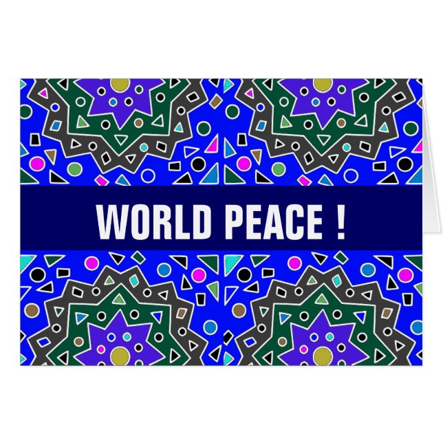 WORLD PEACE ! (Front Horizontal)