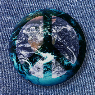 World Peace 3 Cm Round Badge