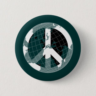 World Peace 6 Cm Round Badge