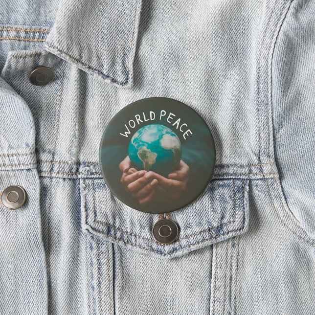 World Peace 7.5 Cm Round Badge (Creator Uploaded)