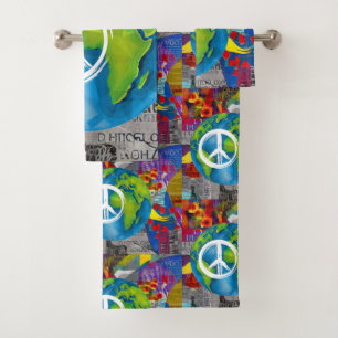 World Peace Bathroom Towel Set
