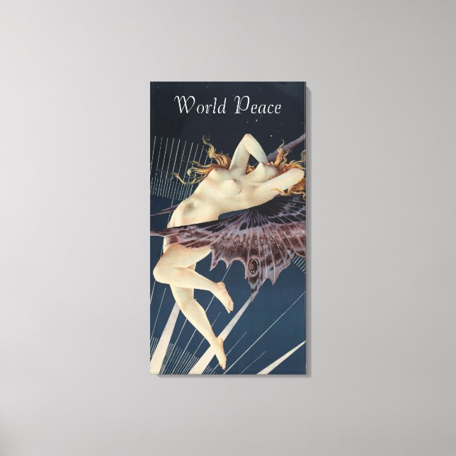 WORLD PEACE CANVAS PRINT (Front)