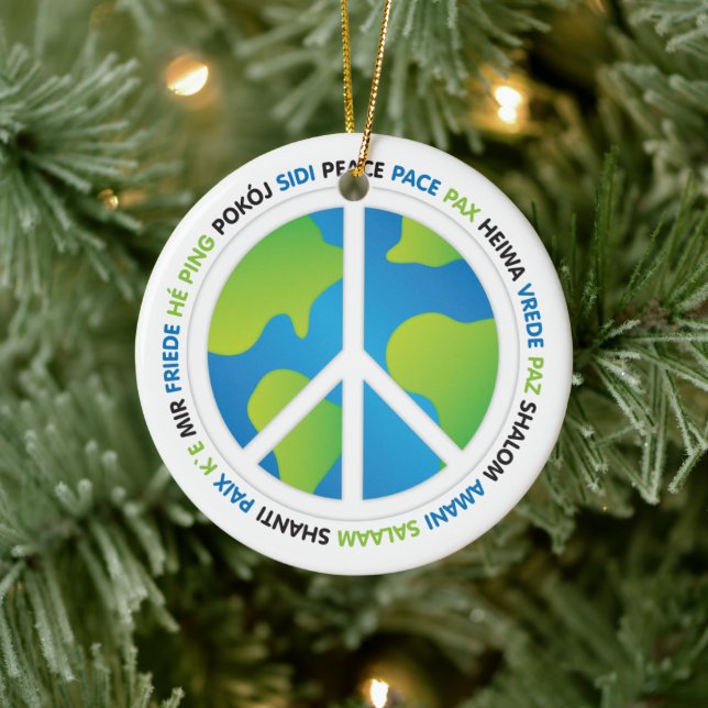 World Peace Ceramic Tree Decoration (Tree)