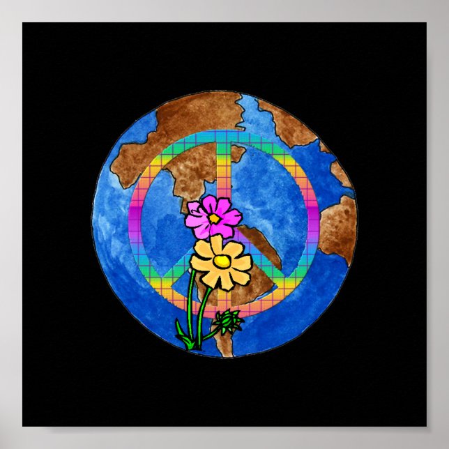 World Peace Colours Poster (Front)
