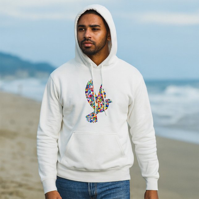 World Peace Dove Made of International Flags  Hoodie (Creator Uploaded)