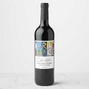 WORLD PEACE FOR MINDY Food and Beverage Label Set