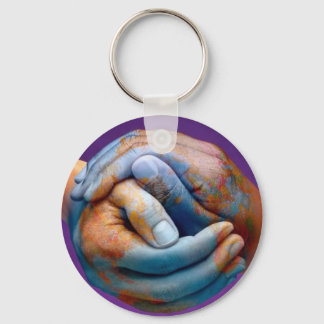 World Peace in My Hands Key Ring