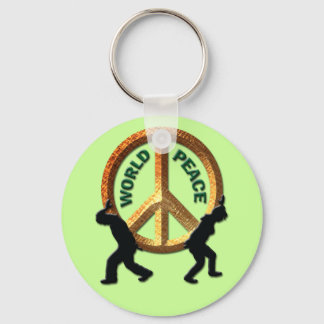 WORLD PEACE KEY RING