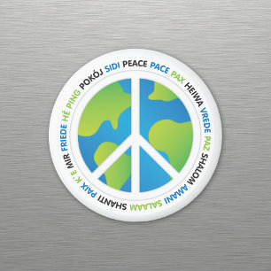 World Peace Language Magnet