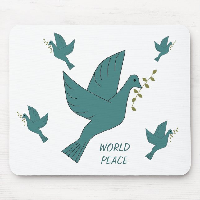 WORLD PEACE MOUSE PAD (Front)