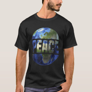World Peace On Earth Conscious Humanity Hope Earth T-Shirt