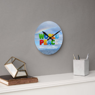 World Peace Round Clock