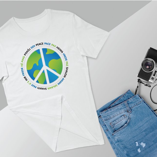 World Peace Sign Inspirational  T-Shirt (Creator Uploaded)