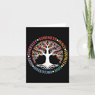 World Peace Supporter Retro Women Men Apparel Kind Card
