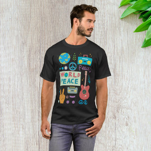World Peace Symbols Mens T-Shirt