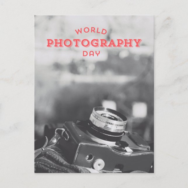 World Photography Day Postcard (Front)