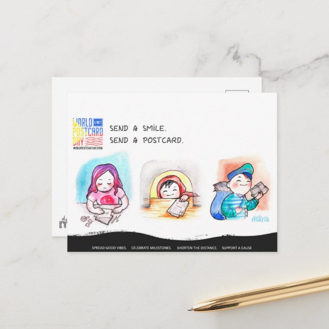 World Postcard Day (Front/Back In Situ)