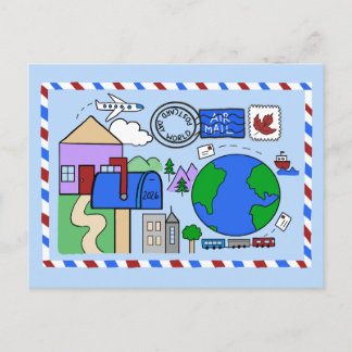 World Postcard Day 2026 - with border