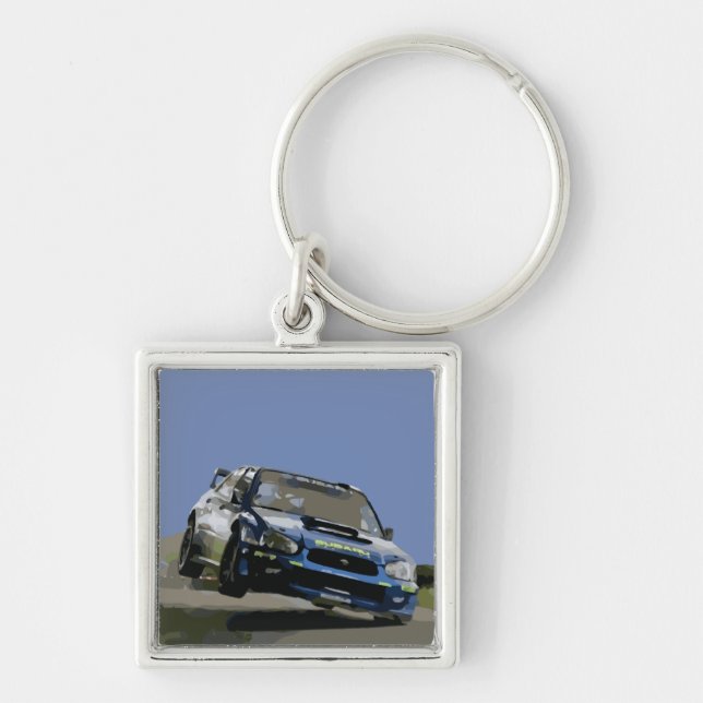 WORLD RALLY - WRX STI KEY RING (Front)