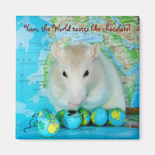World Rat Day magnet
