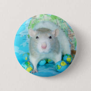 World Rat Day pin
