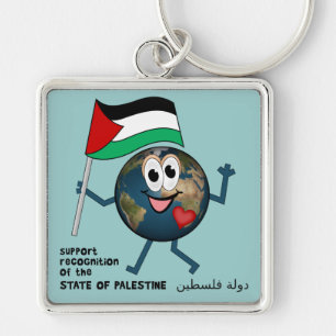 World Recognition of Palestinian Statehood Key Ring