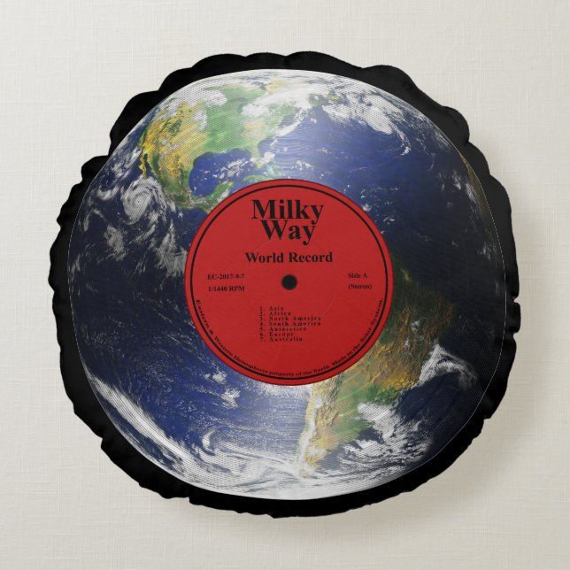 World Record -  Round Cushion (Front)