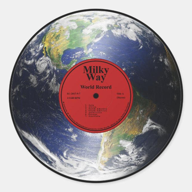 World Record - stickers (Front)