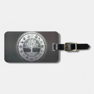 World Religions Tree of Life Luggage Tag