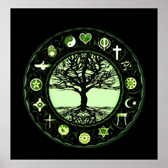 World Religions Tree of Life Poster (Front)
