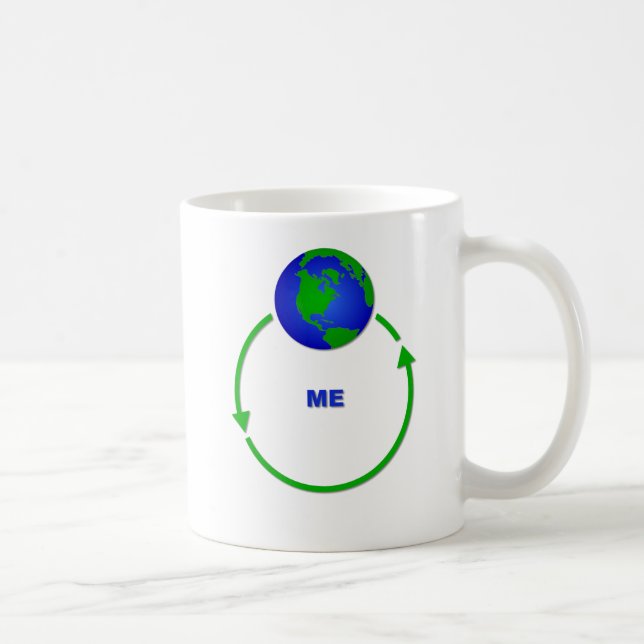 World Revolves Around Me Funny Mug Humour (Right)