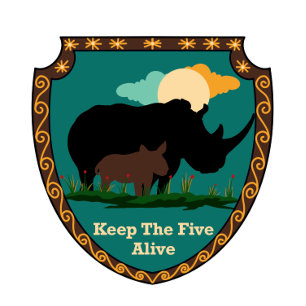 World Rhino Day Keep the Five Alive T-Shirt