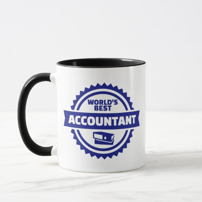 World’s best accountant mug (Left)