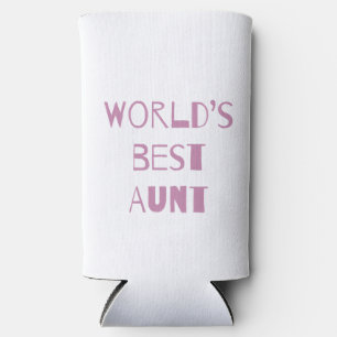 World’s Best Aunt Seltzer Can Cooler