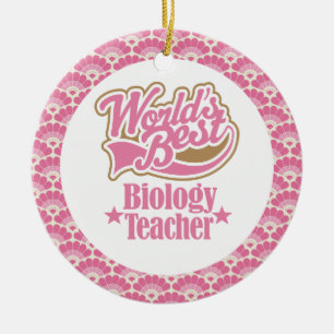 World’s Best Biology Teacher Gift Ornament