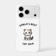 World’s Best Cat Mum Cute Design