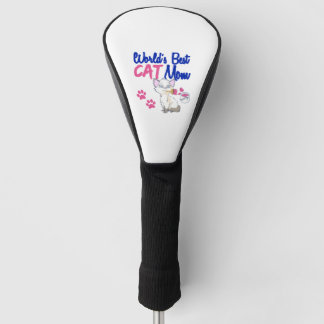 World s Best Cat Mum Golf Head Cover