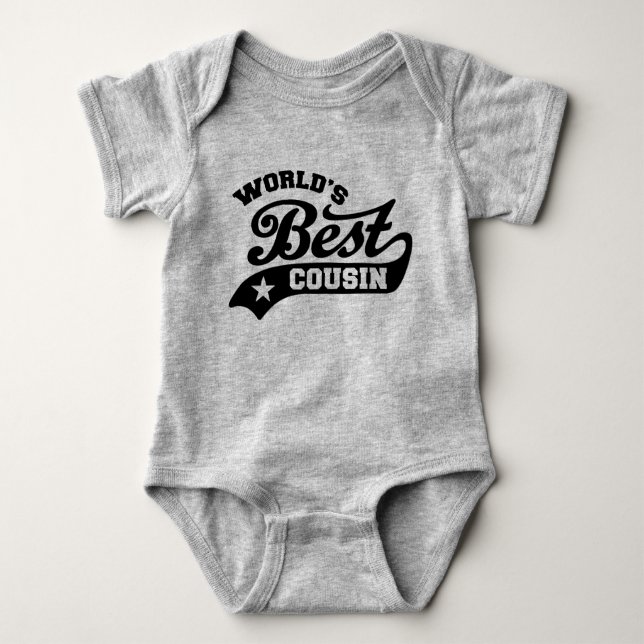 World’s Best Cousin Baby Bodysuit (Front)