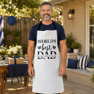 World’s Best Dad Personalised Apron